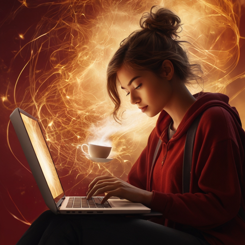 Girl with Laptop