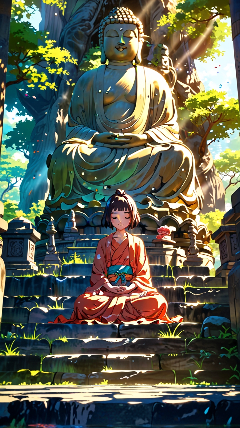 Gautama Buddha Meditating