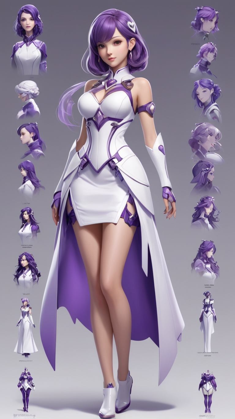 A beautiful modern girl