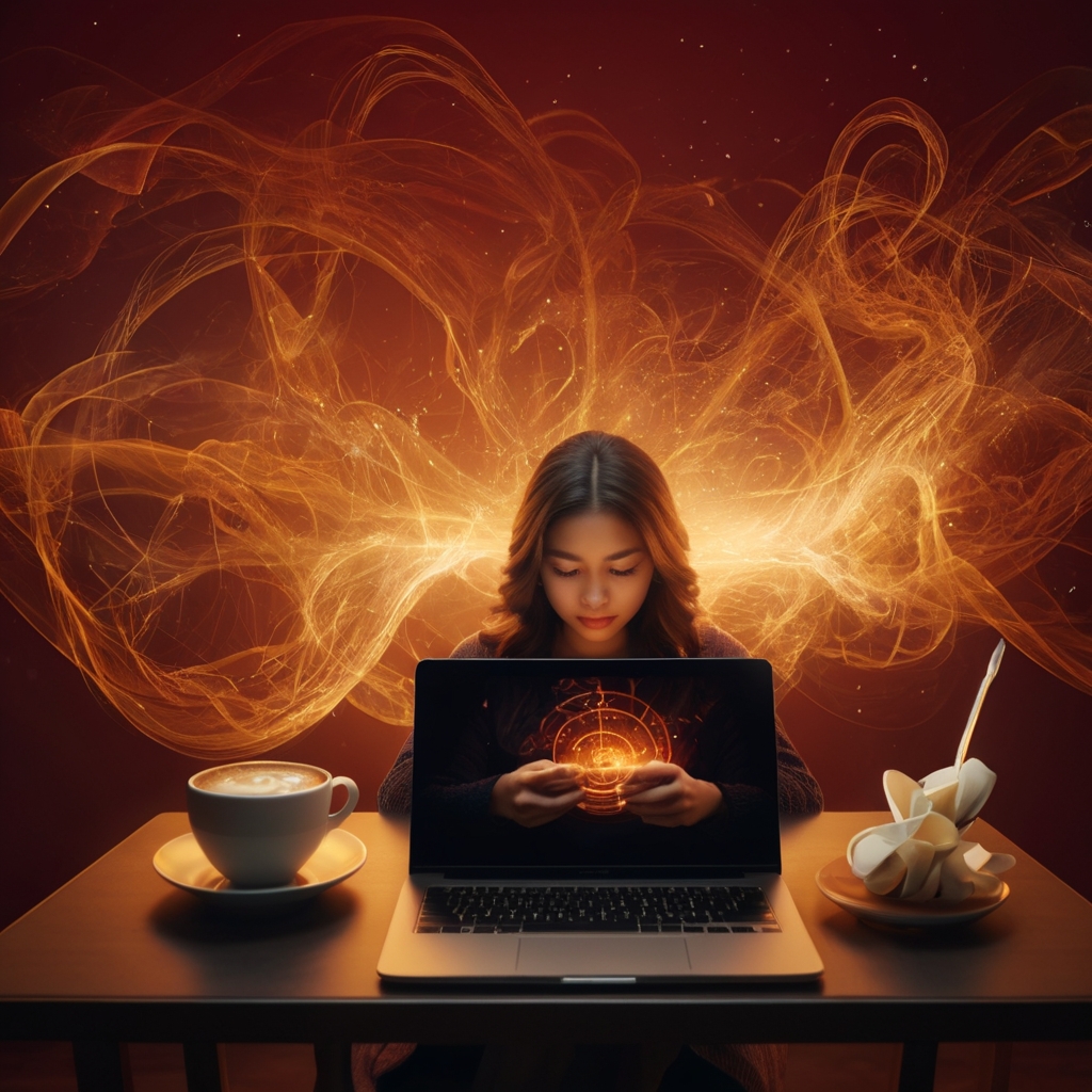 Girl with Laptop