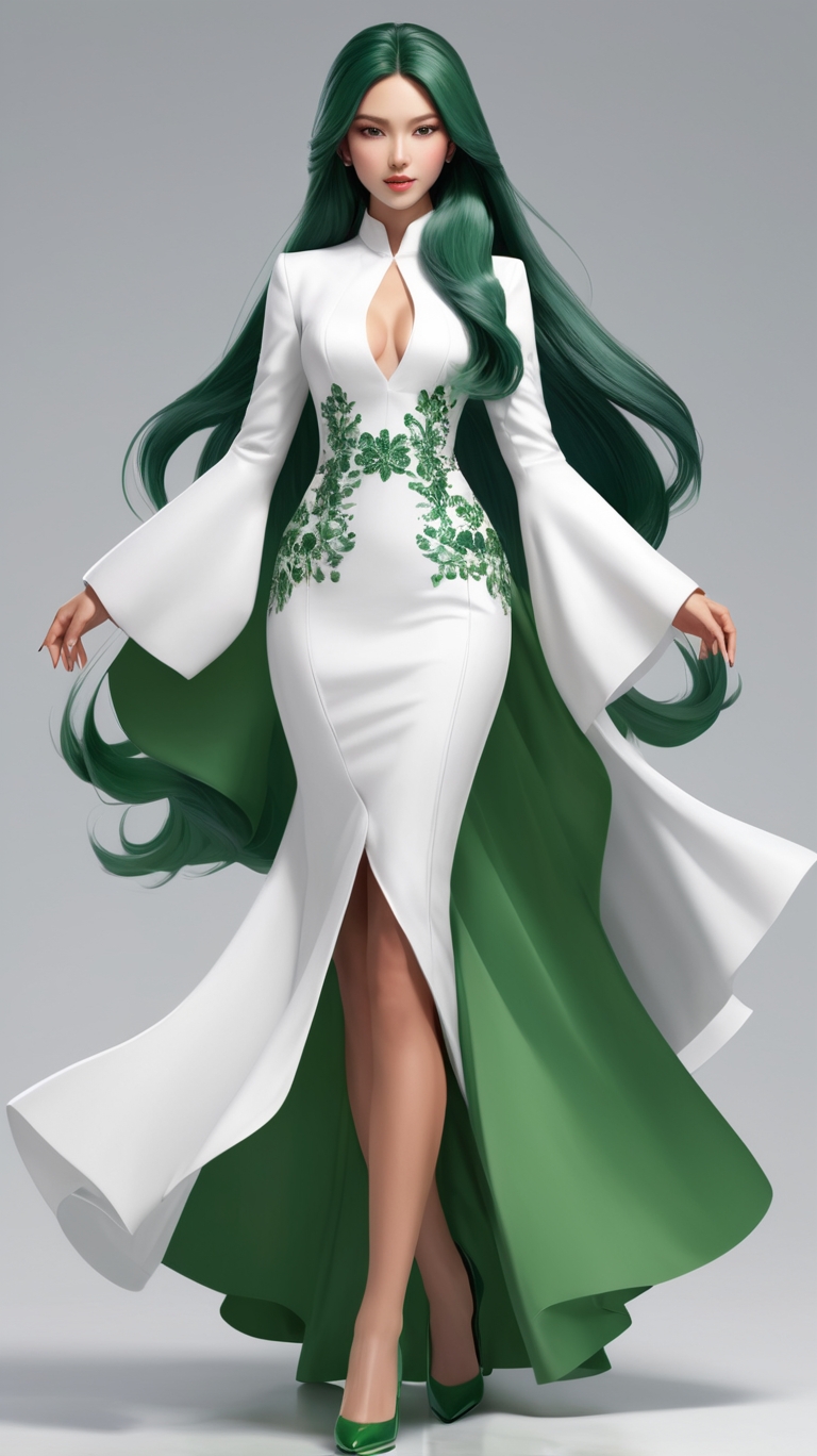 A beautiful modern girl