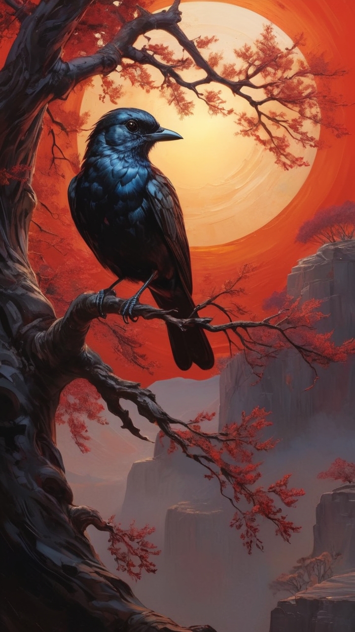 A black bird