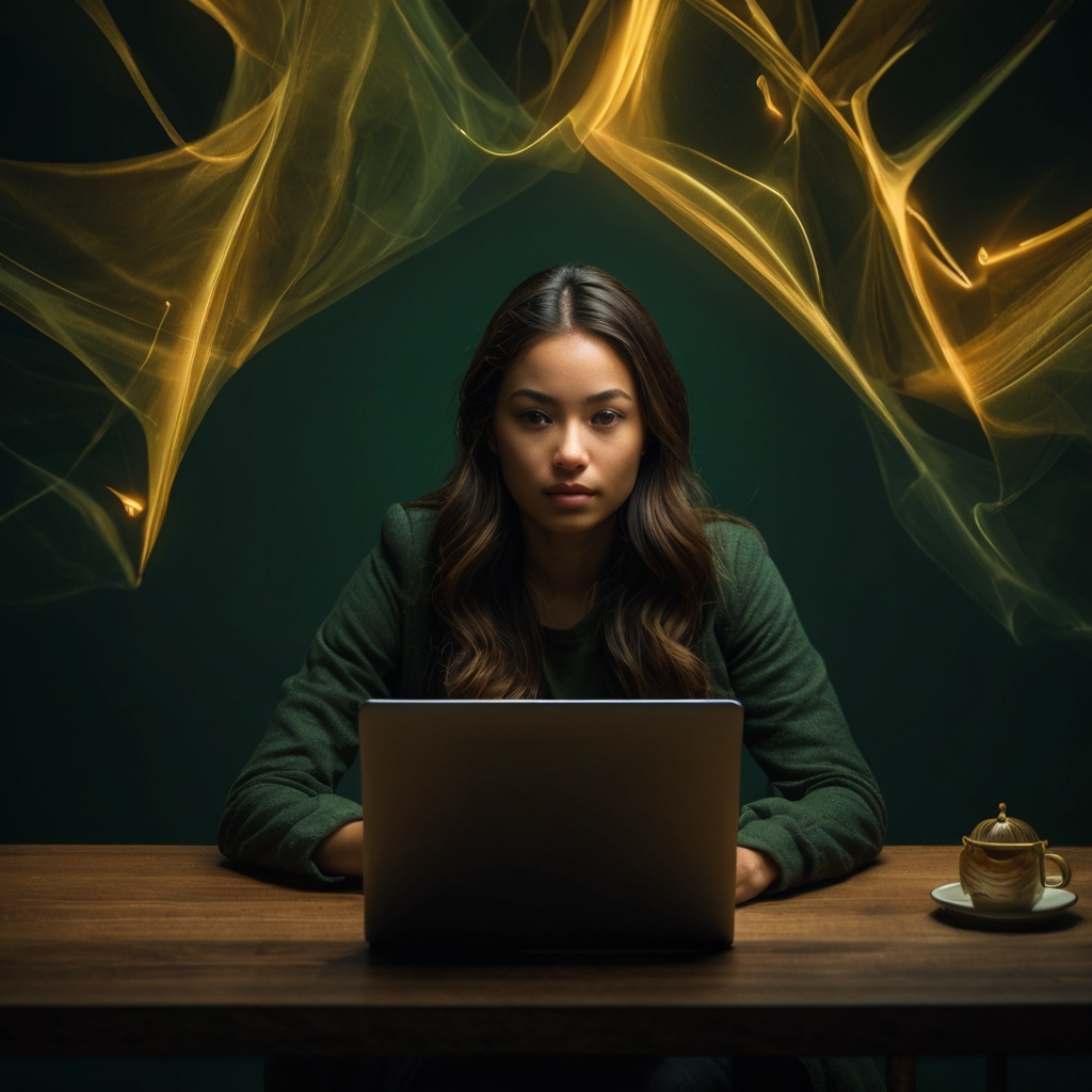 Girl with Laptop