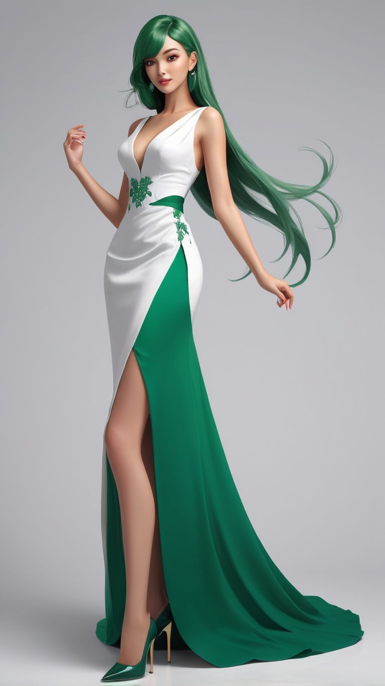 A beautiful modern girl