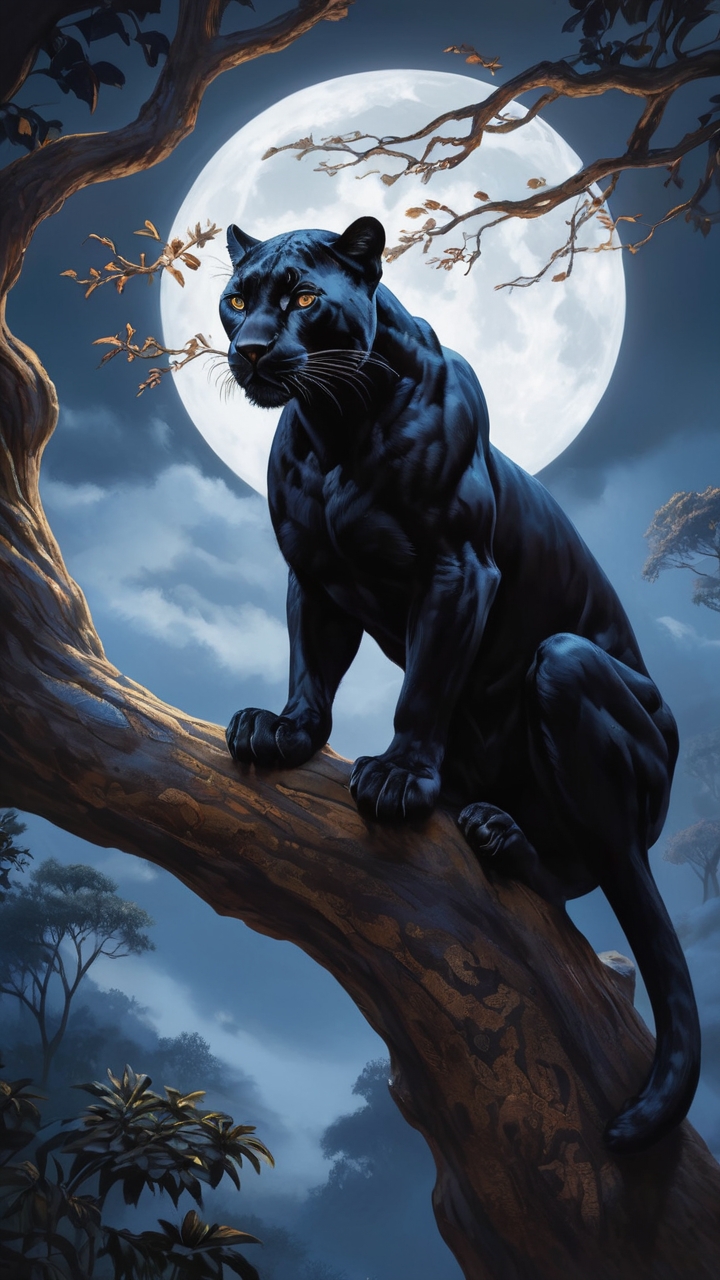 A black panther