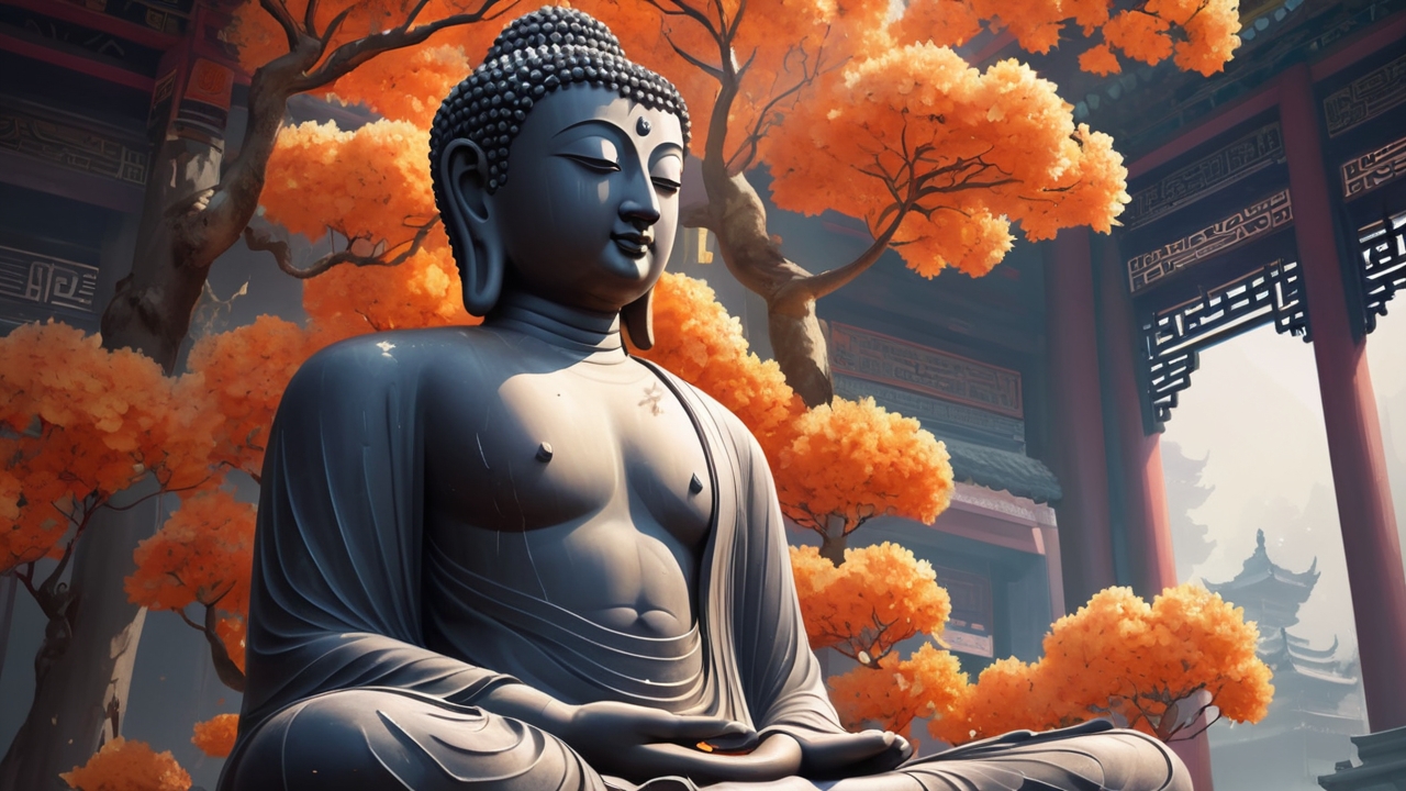 Gautama Buddha Meditating