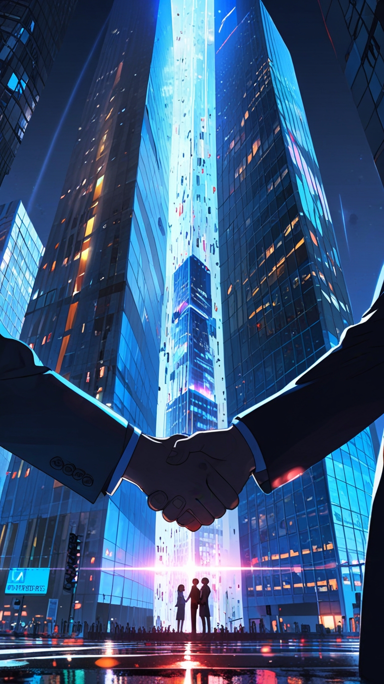 Business shakehand