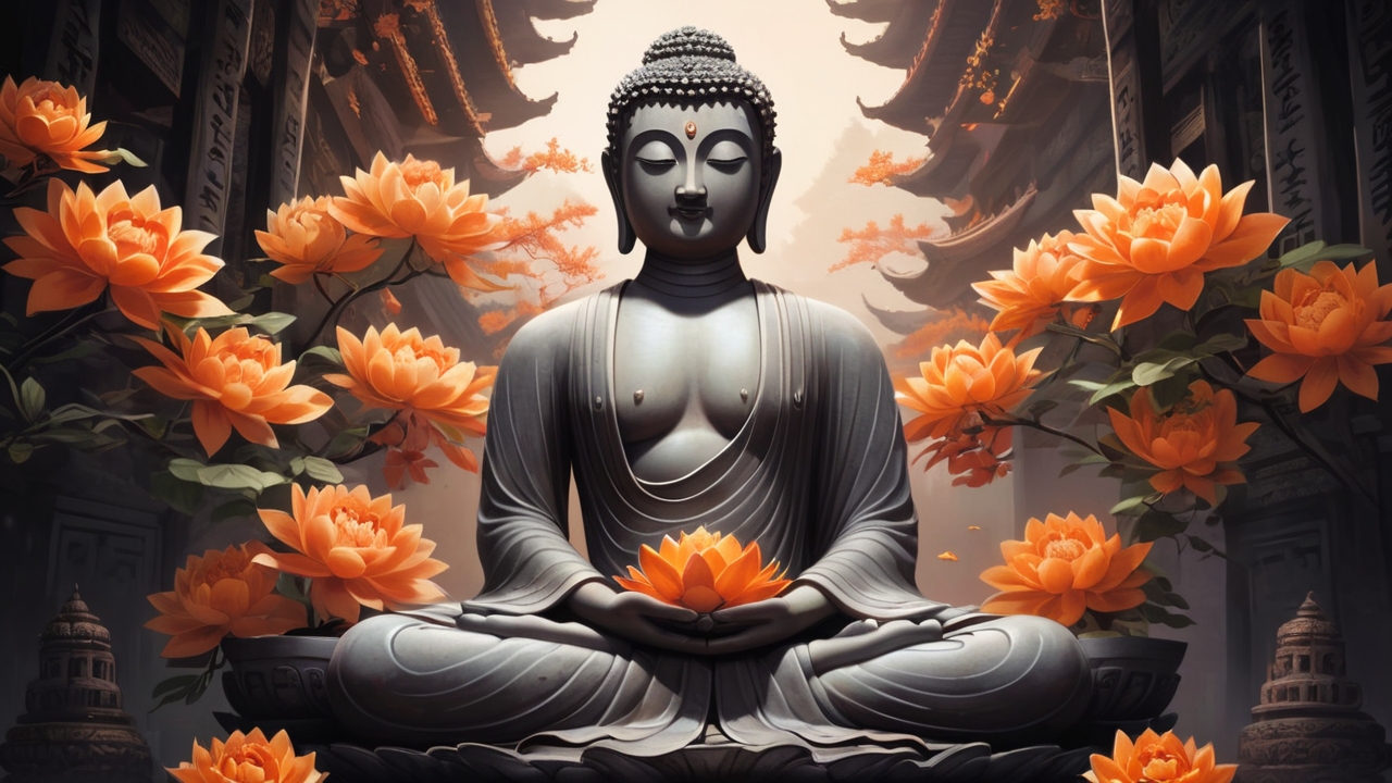 Gautama Buddha Meditating