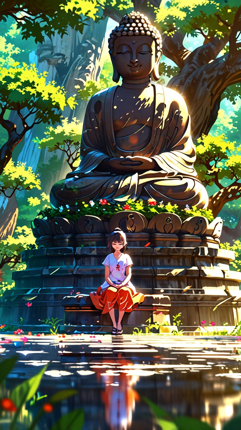 Gautama Buddha Meditating