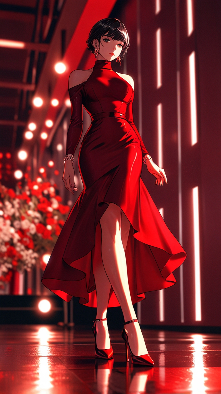 A beautiful modern girl