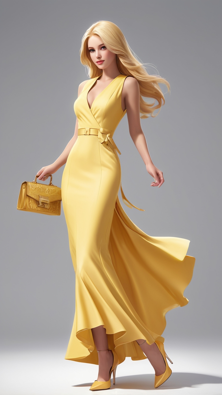 A beautiful modern girl