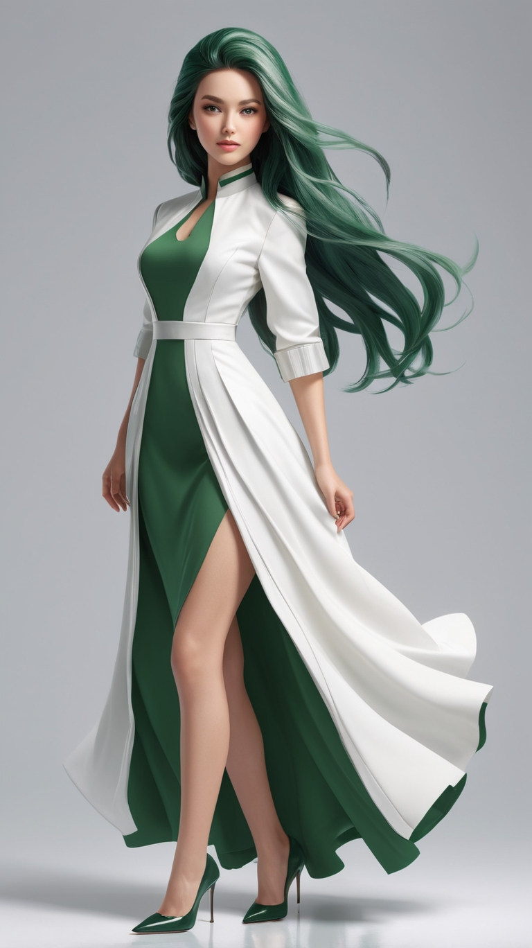 A beautiful modern girl