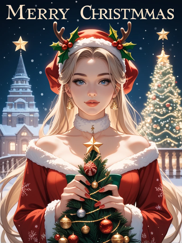 Santa Claus Girl Christmas Wallpapers
