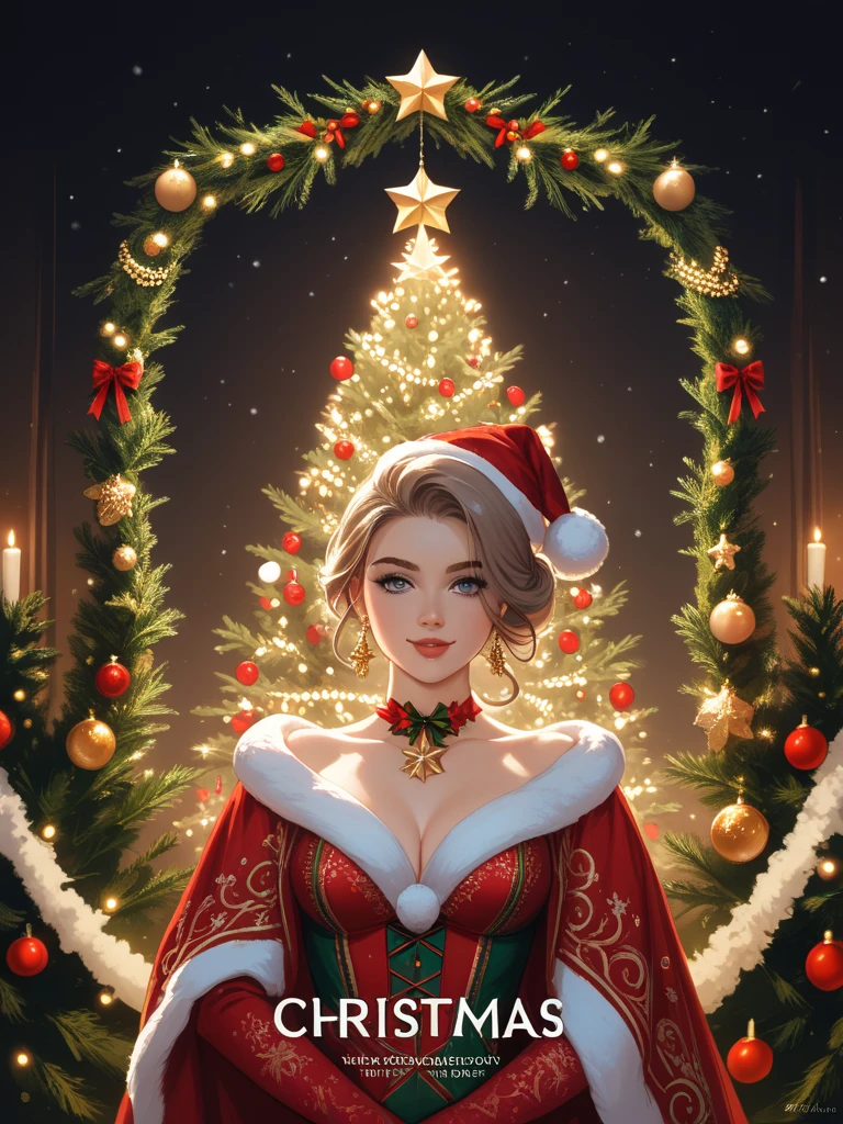 Santa Claus Girl Christmas Wallpapers