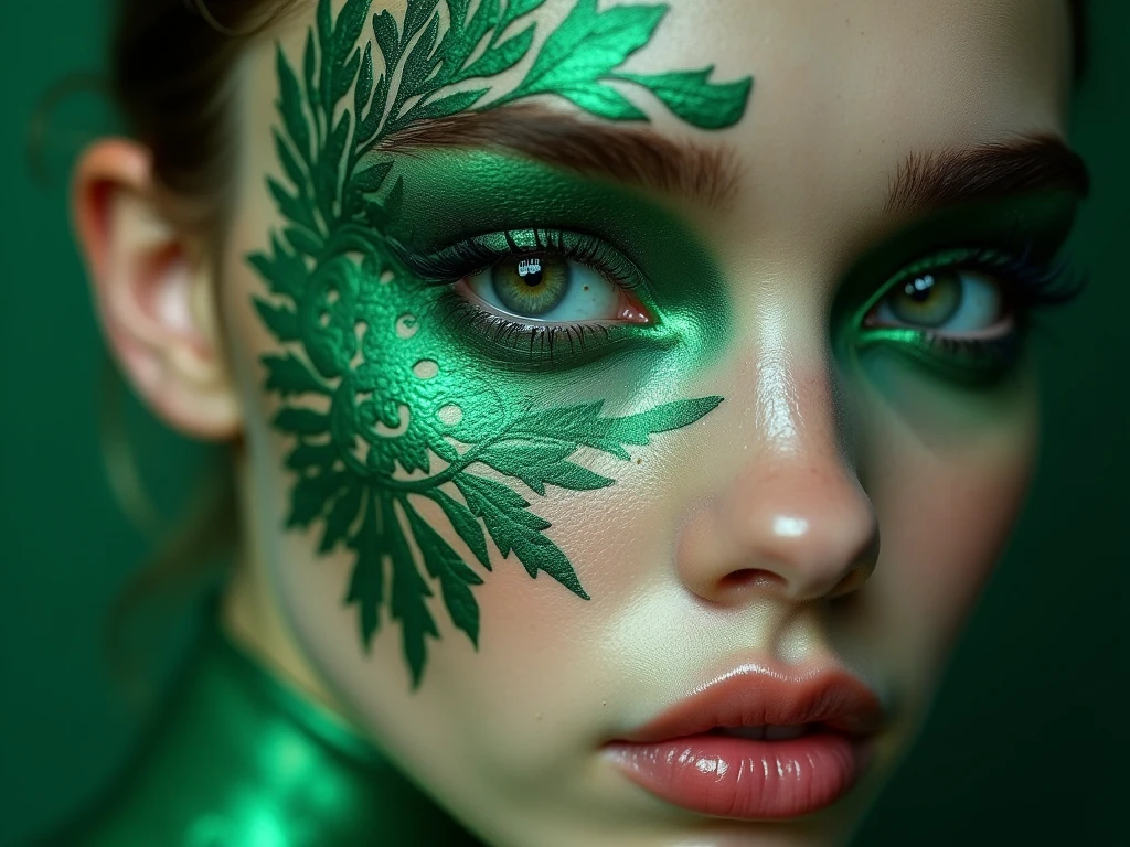 Floral Face Art Wallpapers